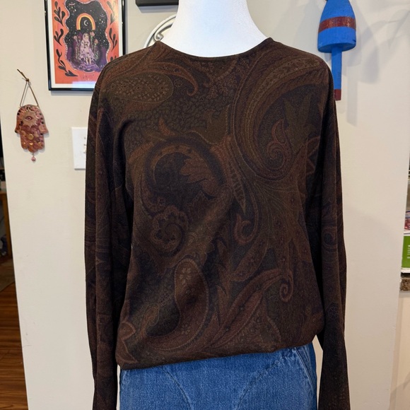 Paisley Ralph Lauren Sweater - Picture 1 of 6